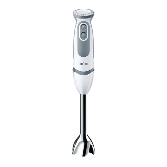 Braun MultiQuick 5 Vario MQ 5064 Instructions Manual