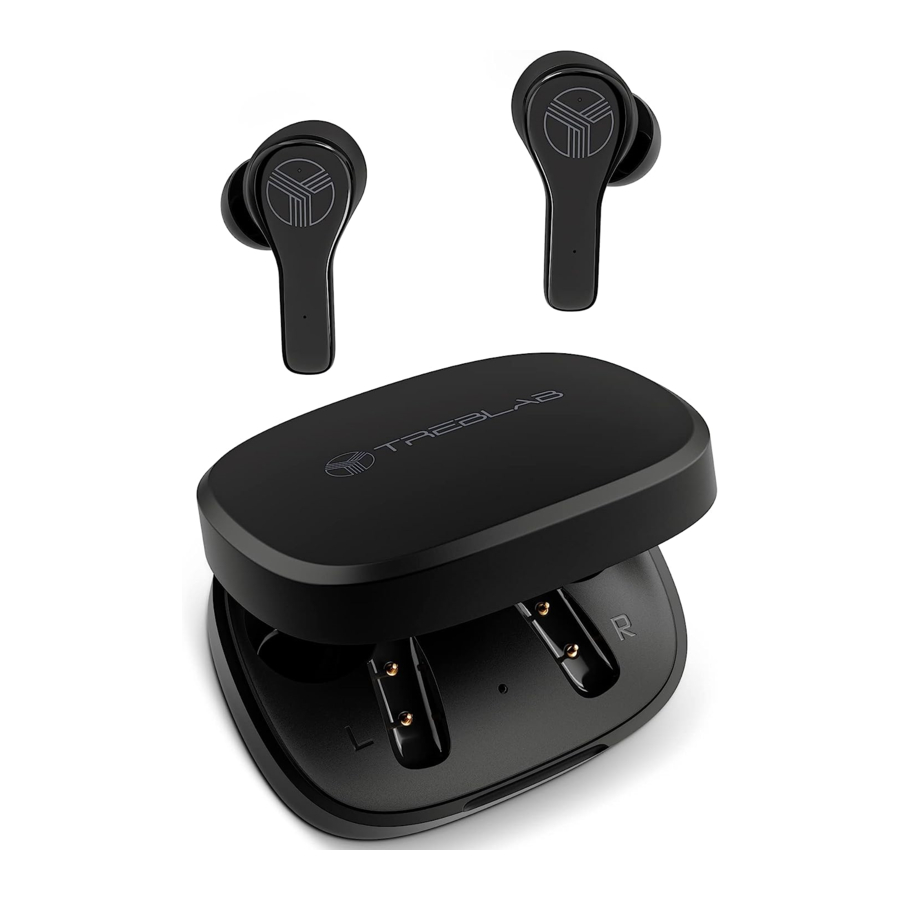 TREBLAB WX8 - Waterproof True Wireless Earbuds Manual