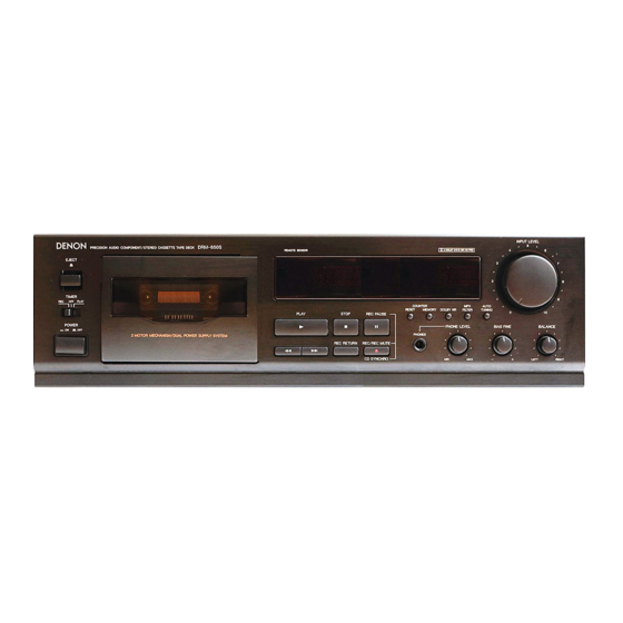 Denon DRM-650S Operating Instructions Manual