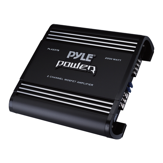 Pyle PLA4478 User Manual