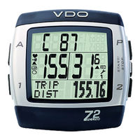 VDO Cyclecomputing Z2 Instruction Manual