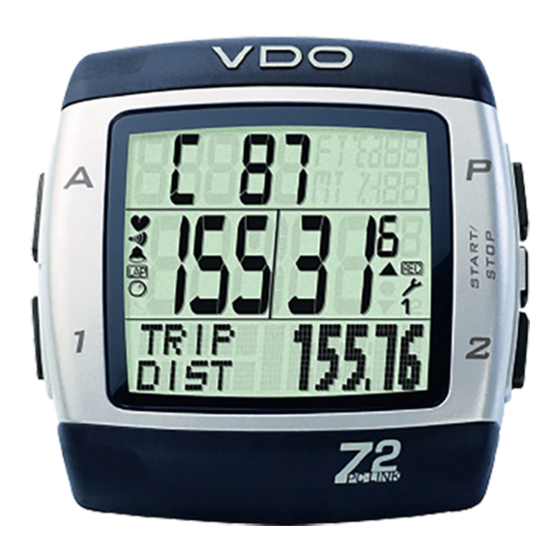 VDO Cyclecomputing Z2 PC-LINK Instruction Manual