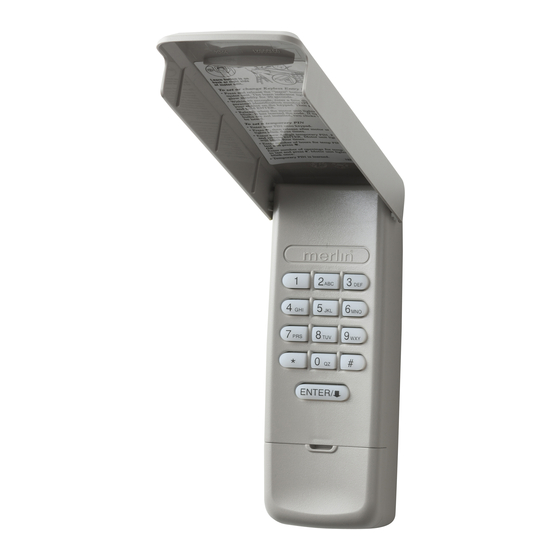 Merlin E840M User Manual