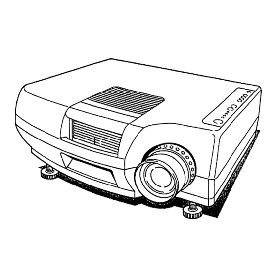 Sanyo PLV-20E Manuals