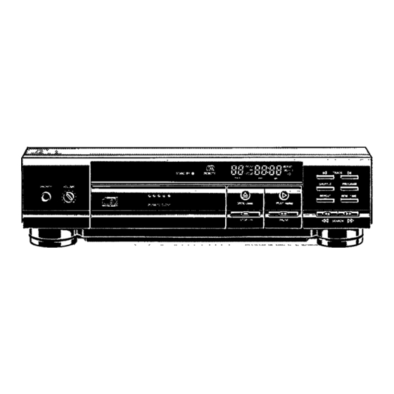 Philips CD 110 User Manual