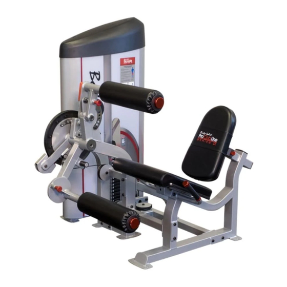 Body Solid S2LEC Assembly Instructions & Owner's Manual