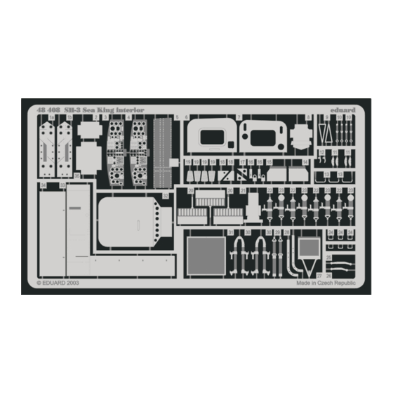 Eduard SH-3 Sea King interior Quick Start Manual