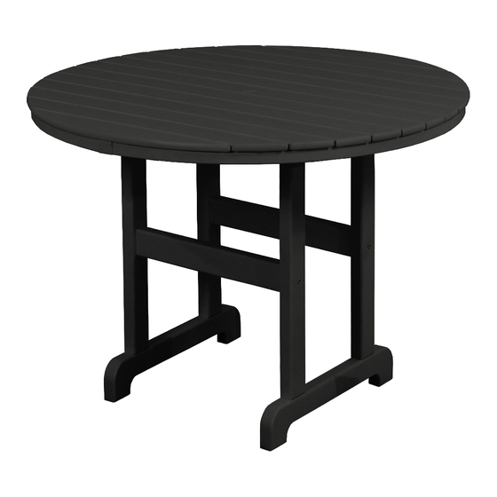 TREX Outdoor Furniture TXRT236 Assembly Instructions
