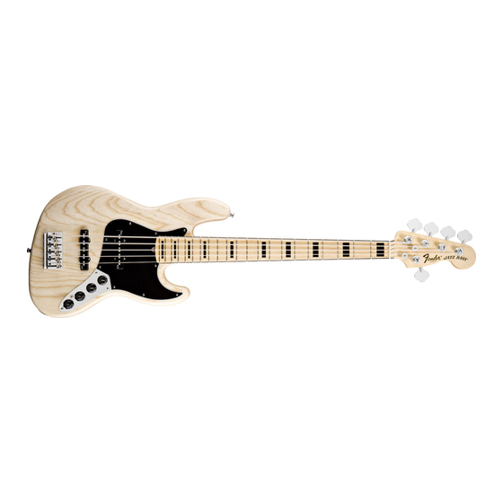 Fender American Deluxe Jazz Parts List