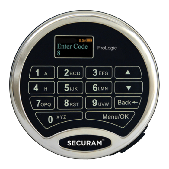Securam ProLogic L22 Operating Instructions Manual