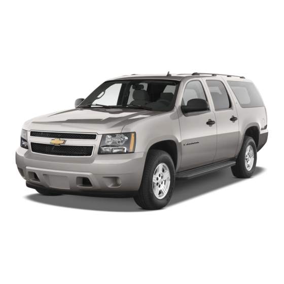 Chevrolet Suburban 2014 Owner's Manual