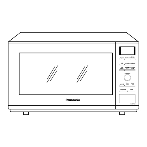 Panasonic NN-CF770M CPH Microwave Oven Manuals