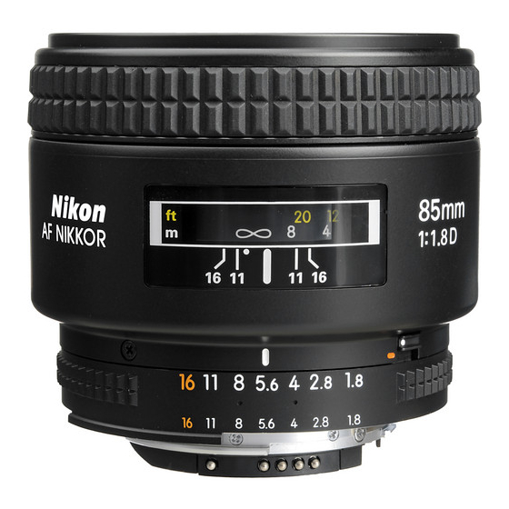 Nikon AF Nikkor 85mm f/1.8D Manual