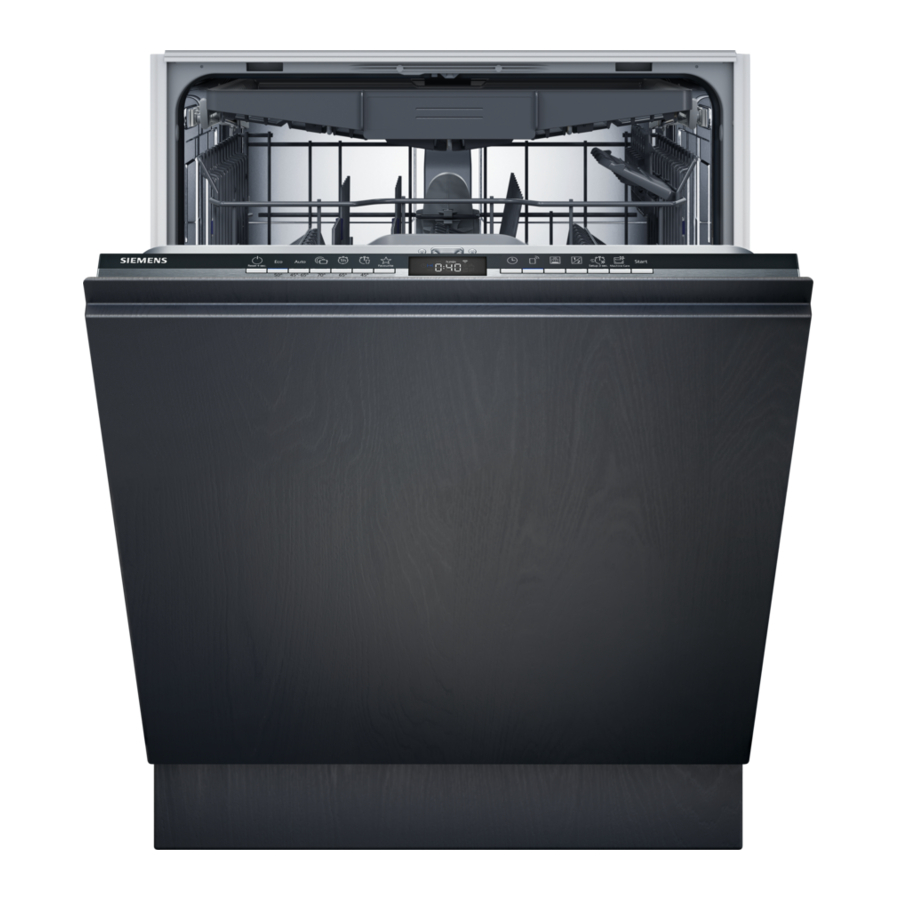 Siemens iQ300 SN73HX42VG/55 - Dishwasher Manual