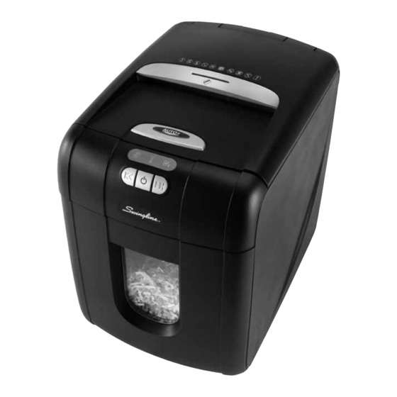 Swingline Stack-and-Shred Instruction Manual