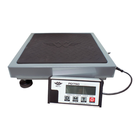 MyWeigh 750 Manual