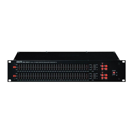Inter-m EQ-2131 Service Manual