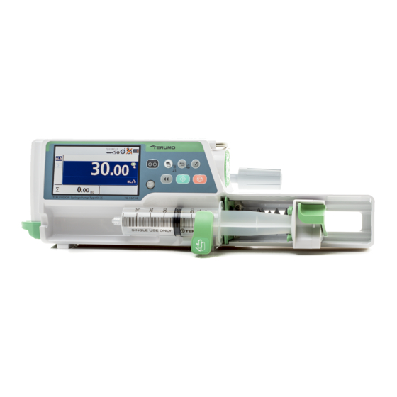 Terumo TERUFUSION TE-SS730 Instruction Manual