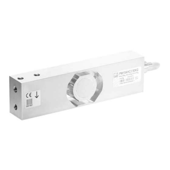 HBM PW15AH Point Load Cell Manuals