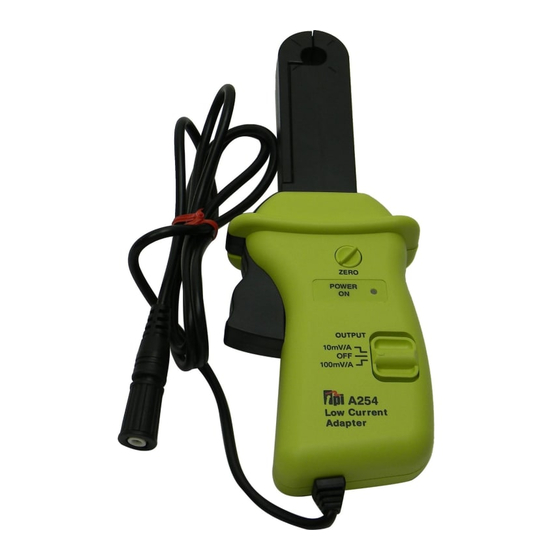TPI A254 User Manual