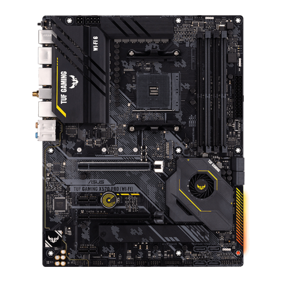 Asus TUF GAMING X570-PRO (WI-FI) Quick Start Manual