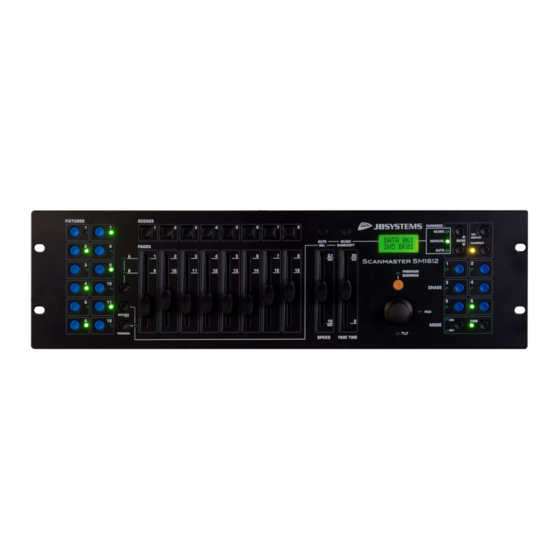 JB Systems SCANMASTER SM-1612 Operation Manual