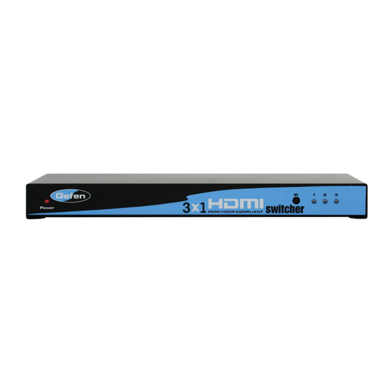 Gefen 3x1 HDMI Switcher User Manual