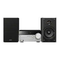 Sony CMT-SX7 Startup Manual