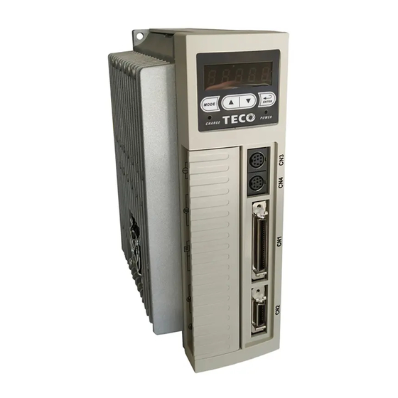 TECO JSDAP Series Simplified Manual