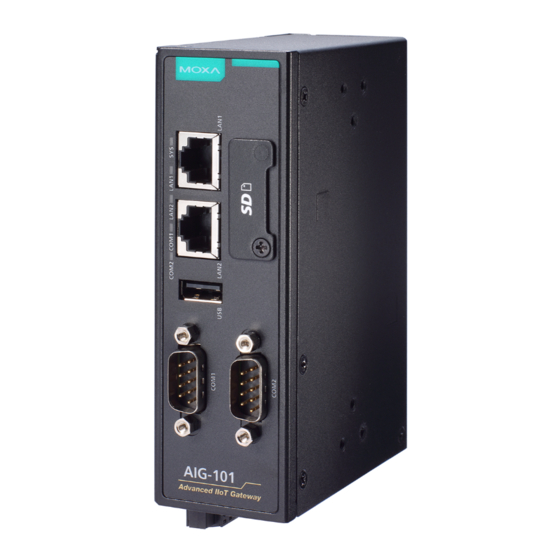 Moxa Technologies AIG-100 Series Quick Installation Manual
