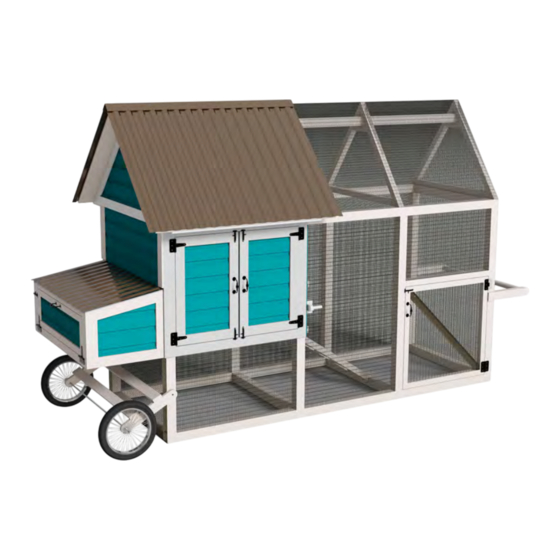 EASY COOPS 5x13 Chicken Coop Plan Manual