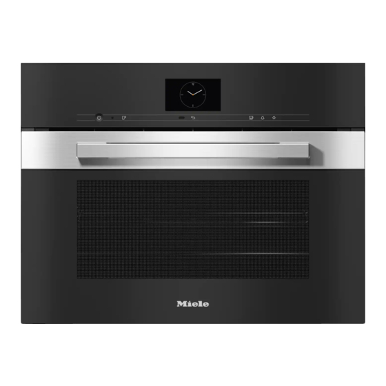 Miele DGC 7640 HC Pro Operating And Installation Instructions