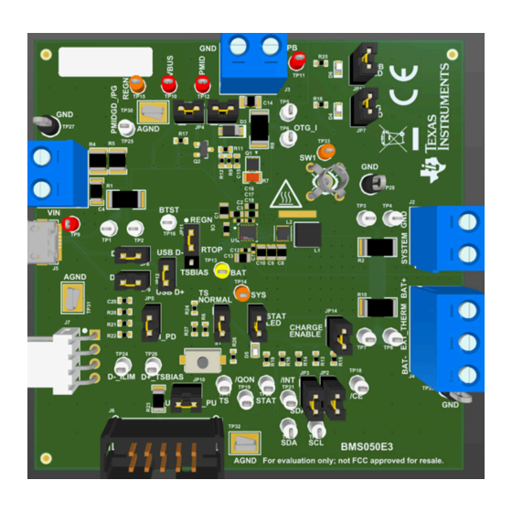 Texas Instruments BQ25628EVM User Manual