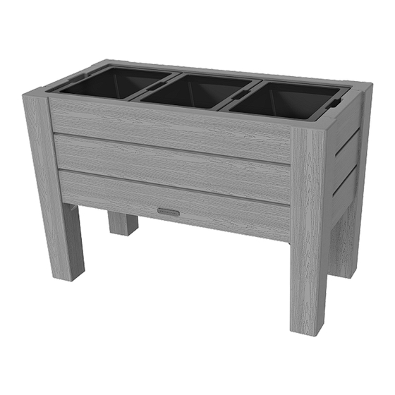 Step2 Lakewood Raised Planter Assembly Instructions Manual
