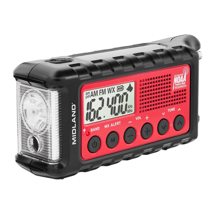 Midland E+READY ER310 - Weather Radio Manual