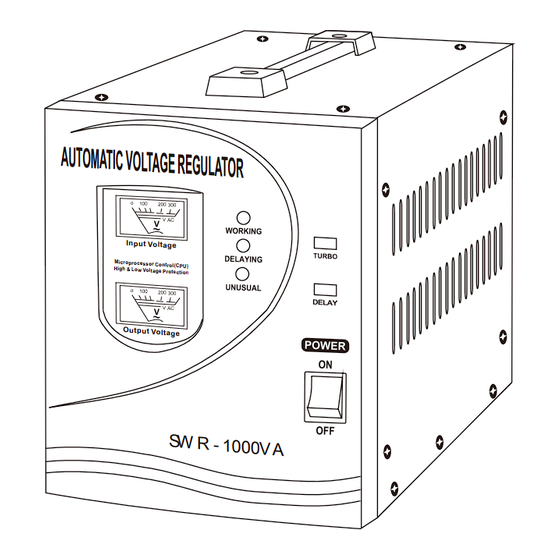 paco SWR-3000VA Instruction Manual