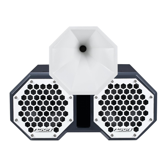 PSSO PRIME-208 Club Speaker System Manuals