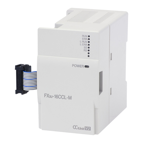 Mitsubishi FX3U-16CCL-M Installation Manual
