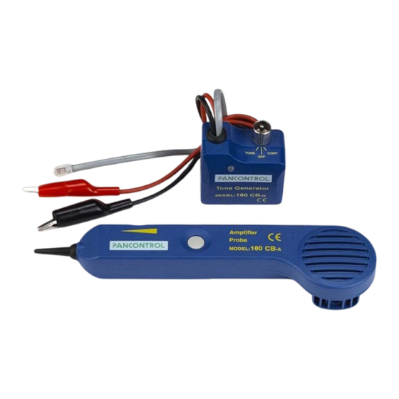 PANCONTROL PAN 180 CB-A Operating Manual