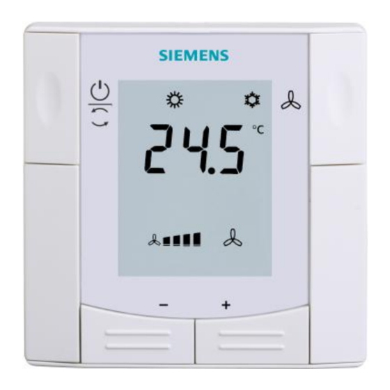 Siemens RDF300.02/SRL Mounting Instructions