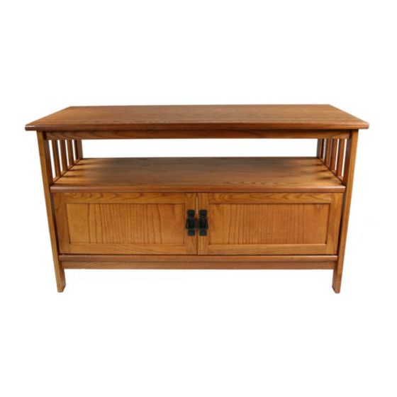 L.L.Bean MISSION ENTERTAINMENT STAND Quick Manual