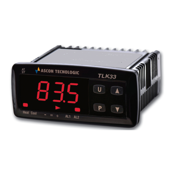 Ascon tecnologic TLK 33 Manuals