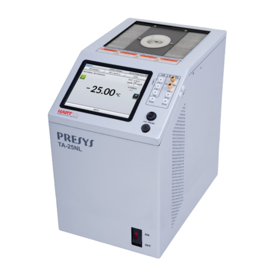 Presys TA-25NL Technical Manual
