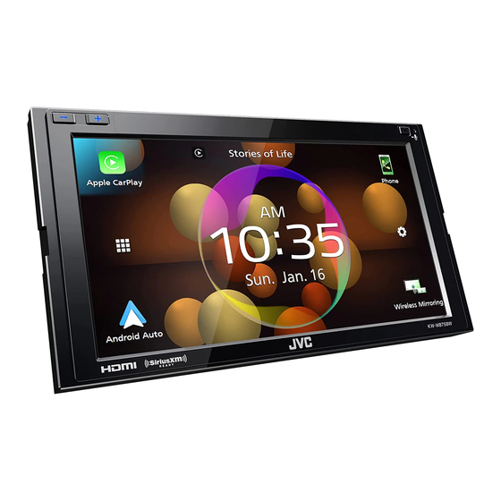 JVC KW-M875BW Quick Start Manual