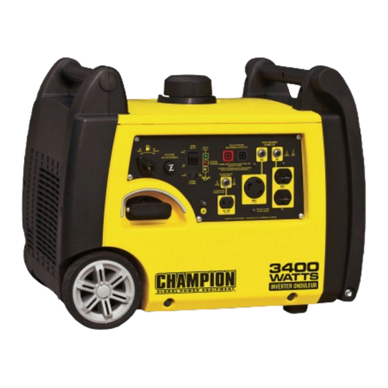Champion 100269 Quick Start