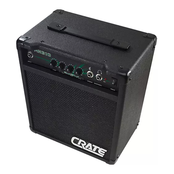 Crate MXB10 Owner's Manual
