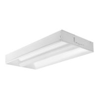 Lightolier Mini-Beam 2' x 4' Recessed Fluorescent MBS2GPW254 Specification Sheet