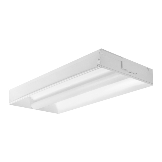 Lightolier Mini-Beam 2' x 4' Recessed Fluorescent MBS2GPW254 Specification Sheet