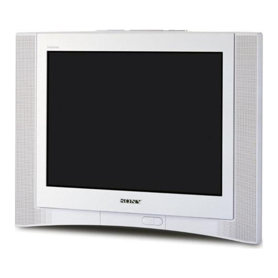 Sony KV-21CL10B Service Manual