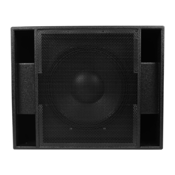 BassBoss Profundo ZV18 Owner's Manual